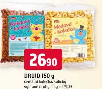 DRUID 150 g cereální kolečka/kuličky