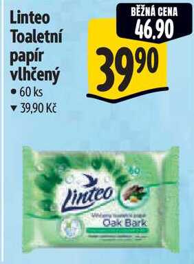Linteo Toaletní papír vlhčený, 60 ks Albert
