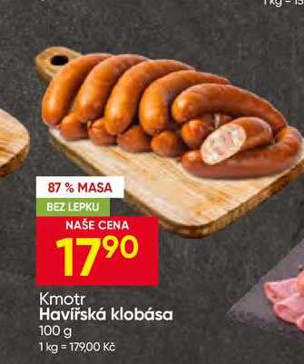 Kmotr Havířská klobása 100 g