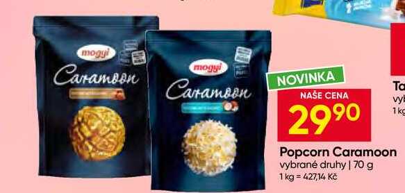 Popcorn Caramoon vybrané druhy 70 g