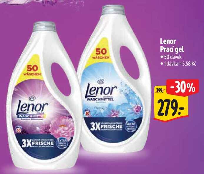 Lenor Prací gel, 50 dávek Albert