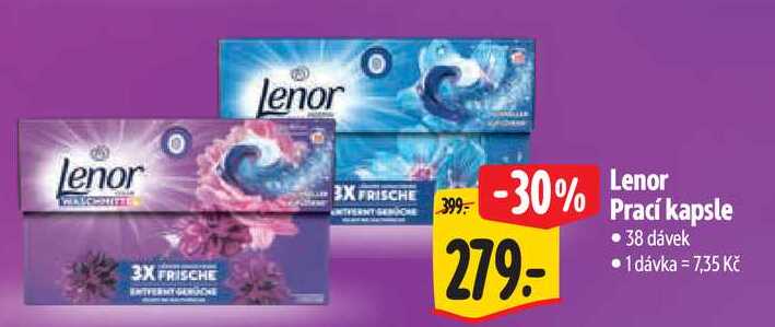 Lenor Prací kapsle, 38 dávek Albert