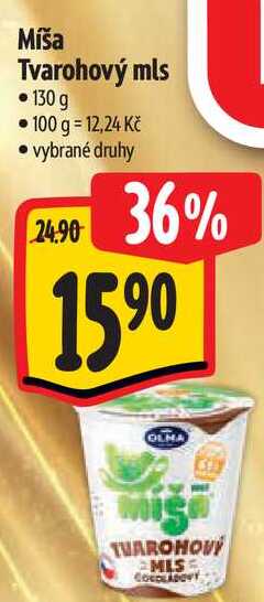 Míša Tvarohový mls, 130 g