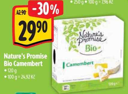 Nature's Promise Bio Camembert, 120 g