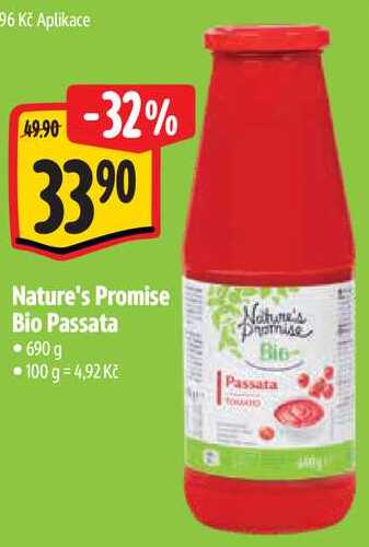 Nature's Promise Bie Bio Passata, 690 g