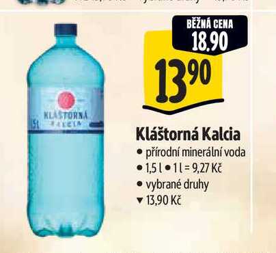 Kláštorná Kalcia 1,5 l
