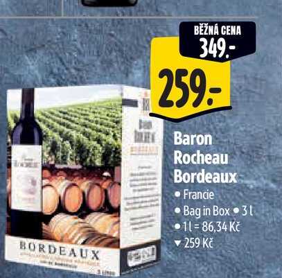 Baron Rocheau Bordeaux 3 l