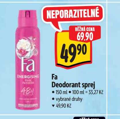 Fa Deodorant sprej 150 ml