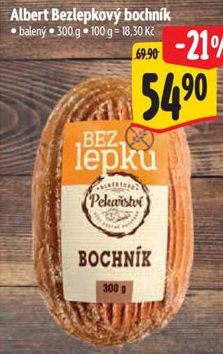 Albert Bezlepkový bochník, 300 g
