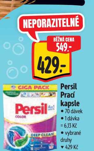 Persil Prací kapsle 70 dávek Albert