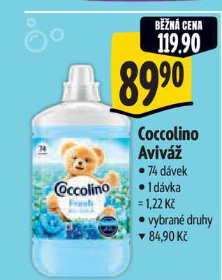 Coccolino Aviváž 74 dávek Albert