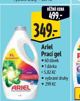 Ariel Prací gel  60 dávek Albert