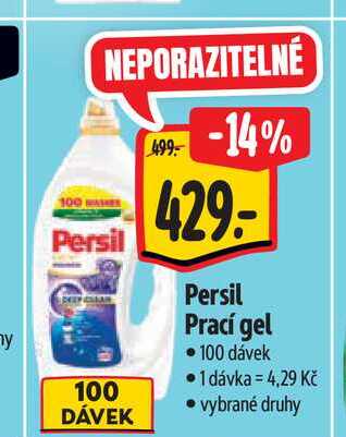 Persil Prací gel  100 dávek Albert