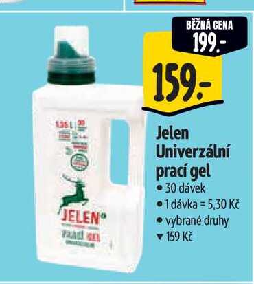 Jelen Univerzální prací gel 30 dávek Albert