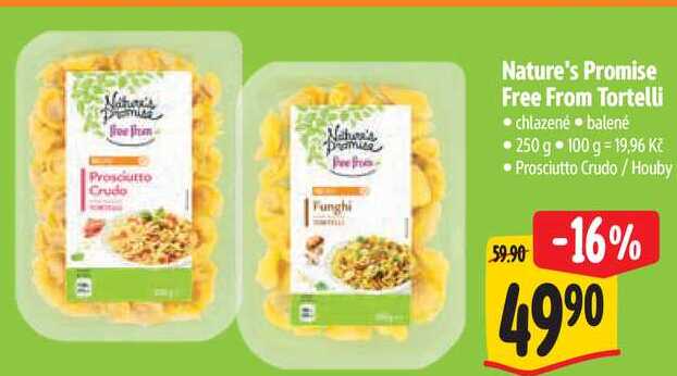 Nature's Promise Free From Tortelli, balené 250 g 
