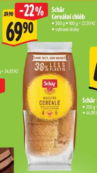 Schär Cereální chléb, 300 g  
