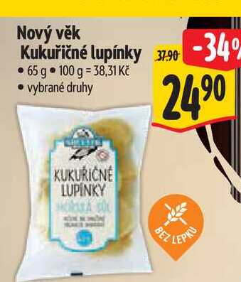 Nový věk Kukuřičné lupínky 65 g