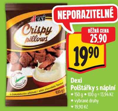 Dexi Polštářky s náplní, 150 g