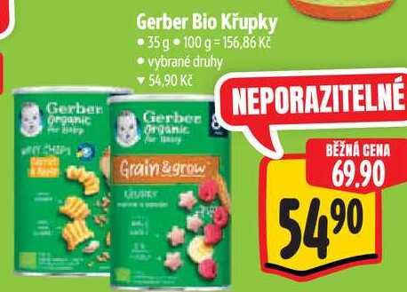 Gerber Bio Křupky, 35 g