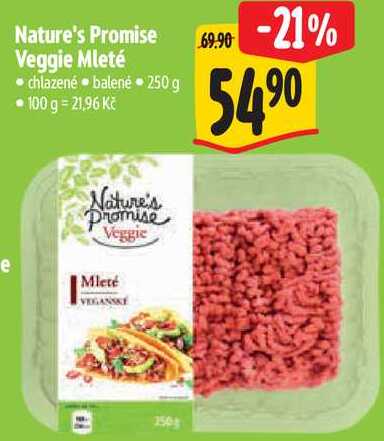 Nature's Promise Veggie Mleté, 250 g  