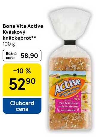 Bona Vita Active Kváskový knäckebrot, 100 g