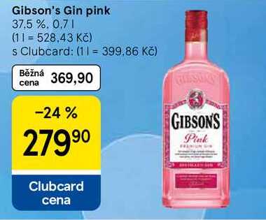 Gibson's Gin pink 37,5 %, 0,7 l