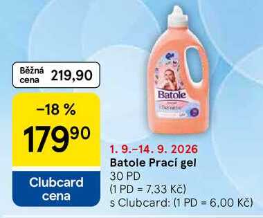 Batole Prací gel, 30 PD