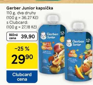 Gerber Junior kapsička, 110 g
