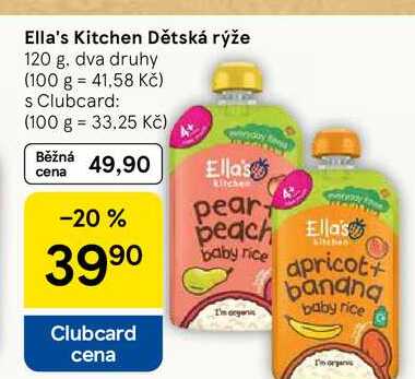 Ella's Kitchen Dětská rýže, 120 g