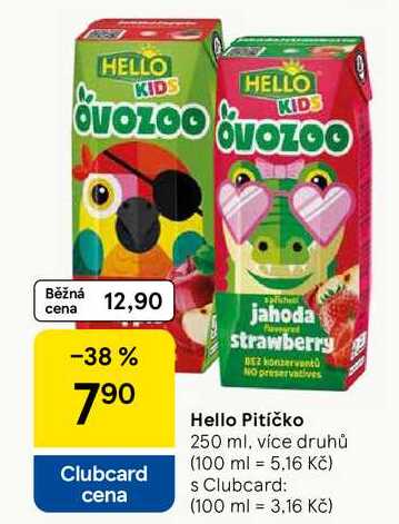 Hello Pitíčko, 250 ml, více druhů