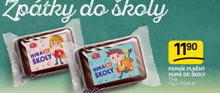 PERNÍK PLNĚNÝ HURÁ DO ŠKOLY 70 g