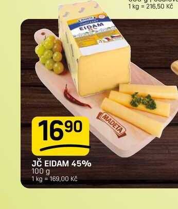 JČ EIDAM 45% 100 g