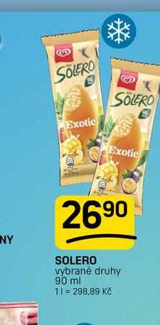 SOLERO vybrané druhy 90 ml