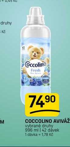 COCCOLINO AVIVÁŽ vybrané druhy 996 ml |42 dávek FLOP