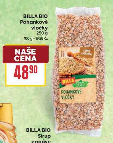 BILLA BIO Pohankové vločky 250 g