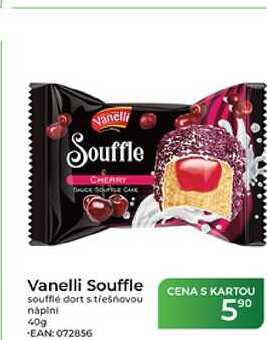 Vanelli Souffle soufflé dort s třešňovou náplní 40g  