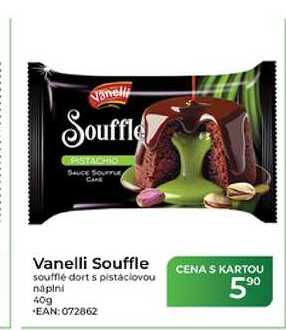 Vanelli Souffle soufflé dort s pistáciovou naplni 40g 