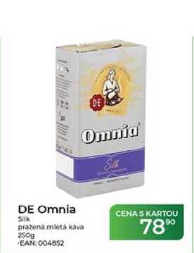 DE Omnia Silk pražená mletá káva 250g