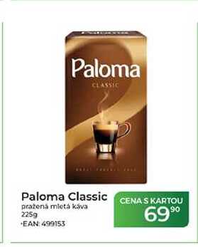 Paloma Classic pražená mletá káva 225 g
