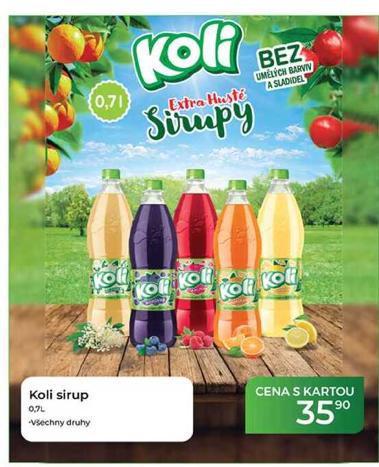 Koli sirup 0,7L