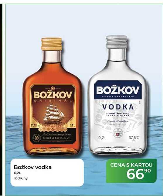 Božkov vodka 0,2L