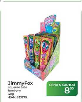JimmyFox squeeze tube bonbony 40g