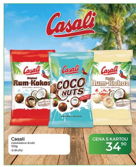 Casali čokoládové dražė 100g 