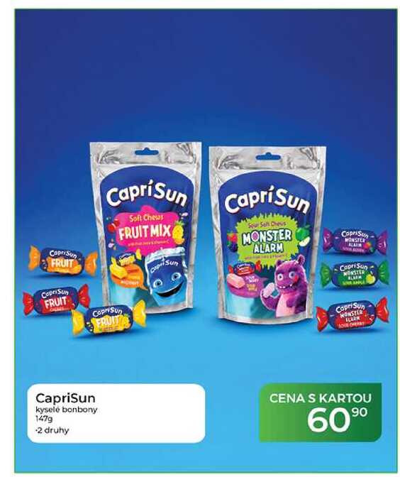 CapriSun kyselé bonbony 147 g