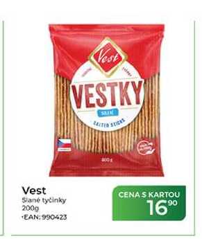 Vest Slané tyčinky 200g  