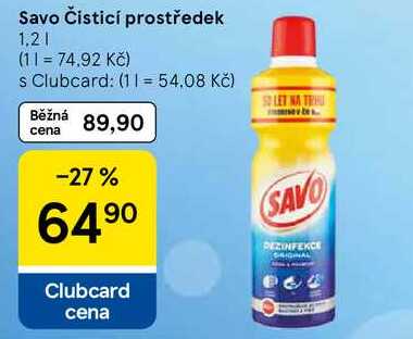 Savo Čisticí prostředek, 1,2 l