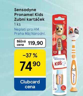 Sensodyne Pronamel Kids Zubní kartáček, 1 ks Tesco
