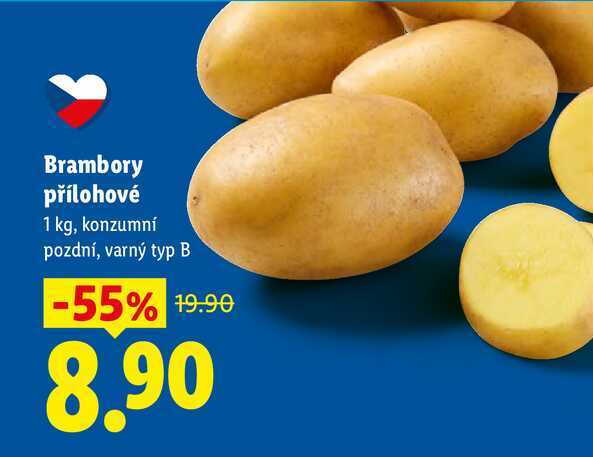 Brambory přílohové, 1 kg