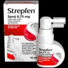 Strepfen Sprej 8,75 mg orální sprej, roztok
