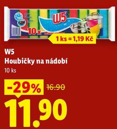 W5 Houbičky na nádobí, 10 ks